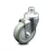 Service Caster 4 Inch Gray Polyurethane Wheel with 3/4 Inch NPT Pipe Thread Stem Swivel Caster SCC-PS20S414-PPUB-34NPT-GRY - alternate 1